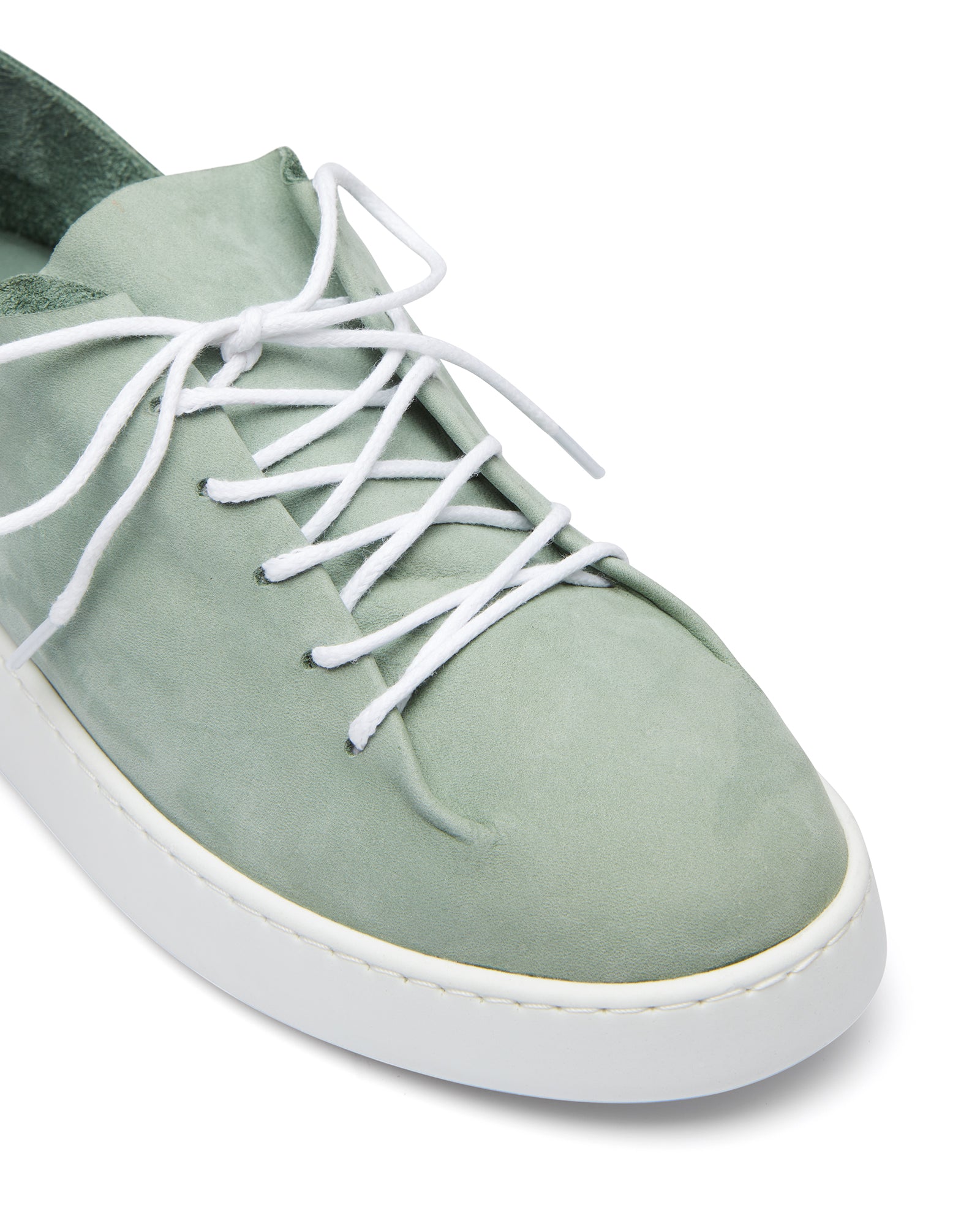 Just Because Shoes Angie Mint | Leather Sneaker | Lace Up | Platform