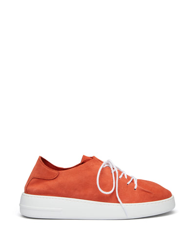 Just Because Shoes Angie Orange | Leather Sneaker | Lace Up | Platform
