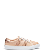 Load image into Gallery viewer, Just Because Shoes Bambi Cream | Leather Sneaker | Lace Up | Low Top
