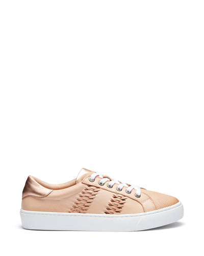 Just Because Shoes Bambi Cream | Leather Sneaker | Lace Up | Low Top