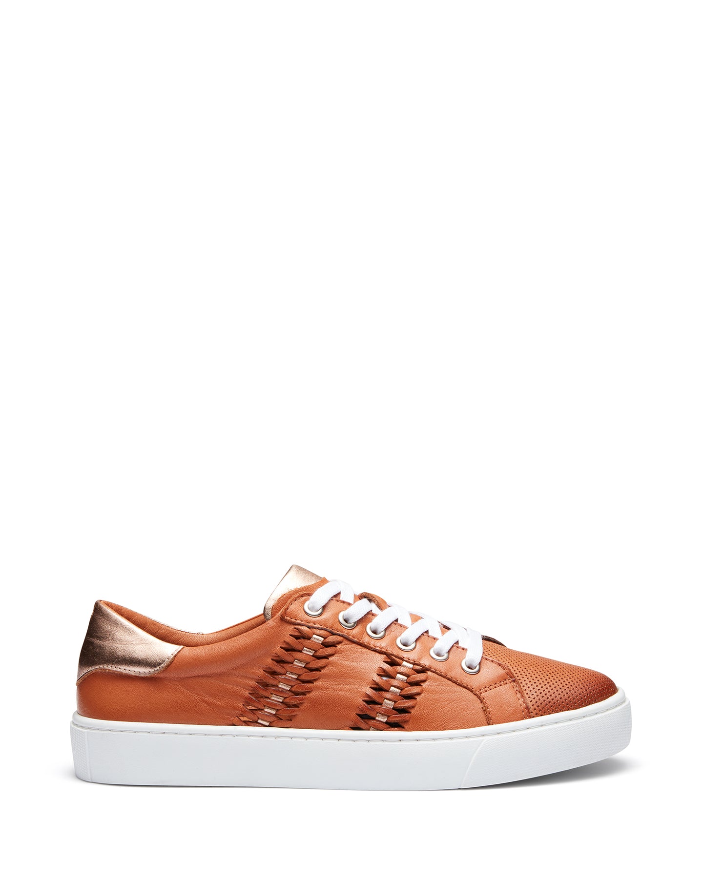 Just Because Shoes Bambi Tan | Leather Sneaker | Lace Up | Low Top