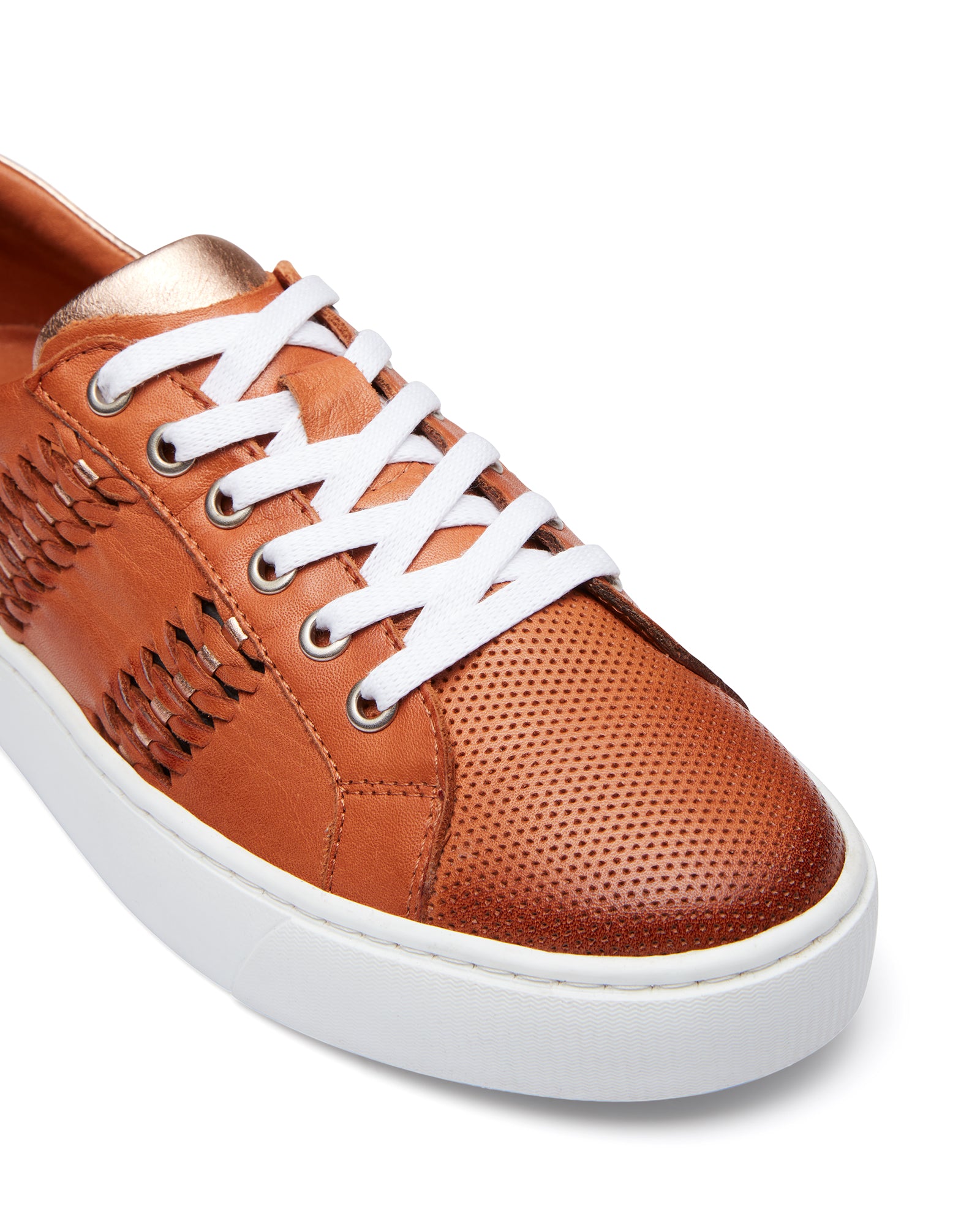 Just Because Shoes Bambi Tan | Leather Sneaker | Lace Up | Low Top