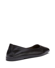 Load image into Gallery viewer, Just Because Shoes Beck Black | Leather Flats | Ballet | Slip On | Square
