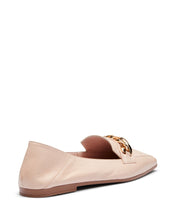 Load image into Gallery viewer, Just Because Shoes Britt Cream | Leather Loafers | Flats | Slip On | Chain
