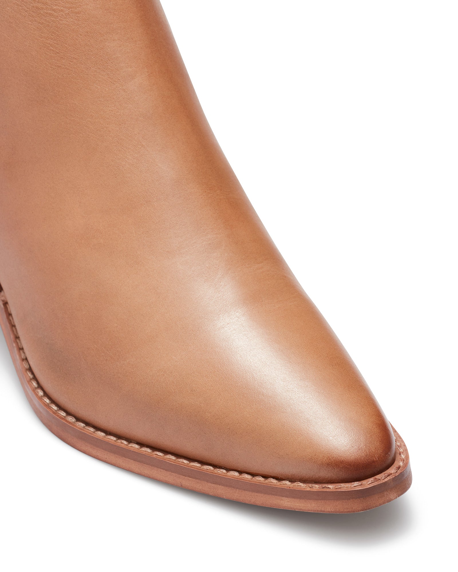 Just Because Shoes Dustin Camel | Leather Boot | Pull On | Gusset