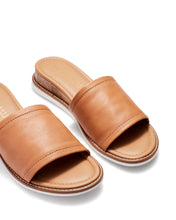 Load image into Gallery viewer, Just Because Shoes Flora Honey | Leather Sandals | Slides | Wedges
